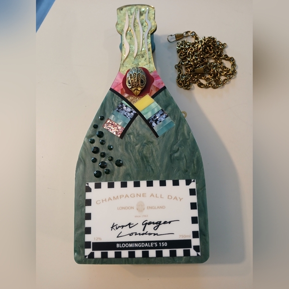 SOLD DO NOT BUY EXTREMELY RARE Kurt Geiger Collectable Champage Bag With Box - Picture 11 of 16